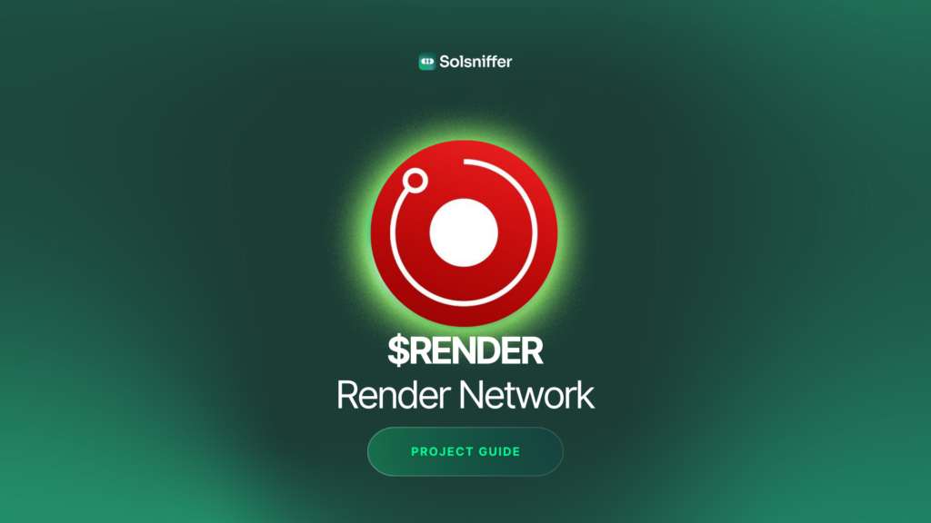 RENDER NETWORK $RENDER CRYPTO PROJECT